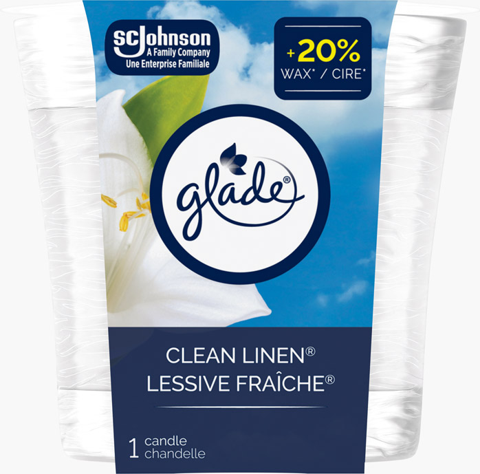 Glade® Chandelle - Lessive Fraîche®