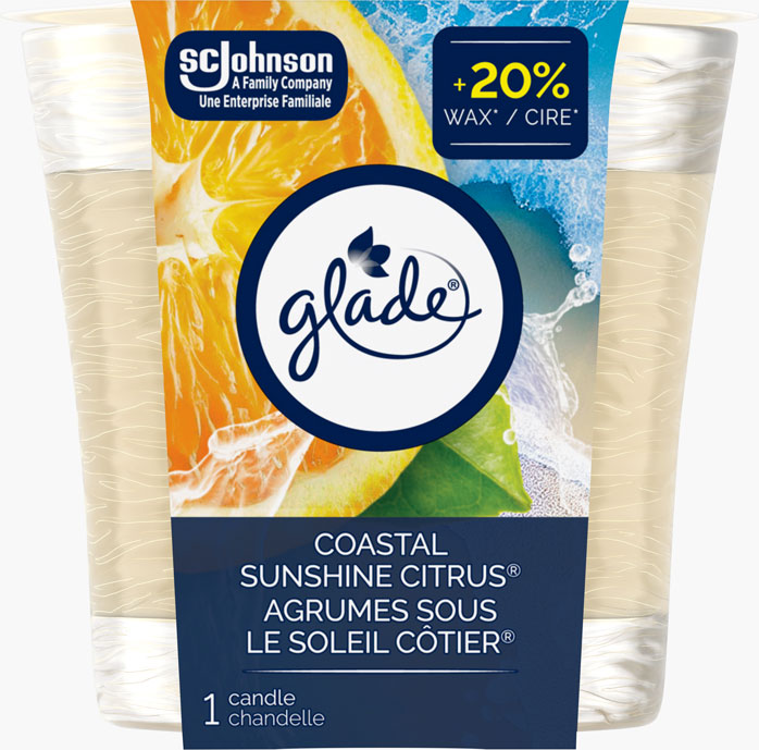 Glade® Chandelle - Agrumes sous le soleil côtier®