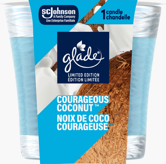 Glade® chandelle - Noix de Coco Courageuse™