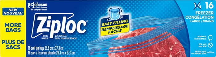 Ziploc® Brand Freezer Bags