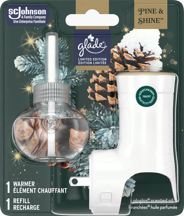 Glade® des Fêtes Huile parfumée nécessaire de départ - Pine & Shine™