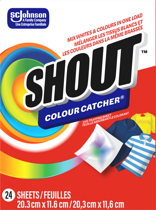 Shout® Colour Catcher™ feuille absorbant le colorant