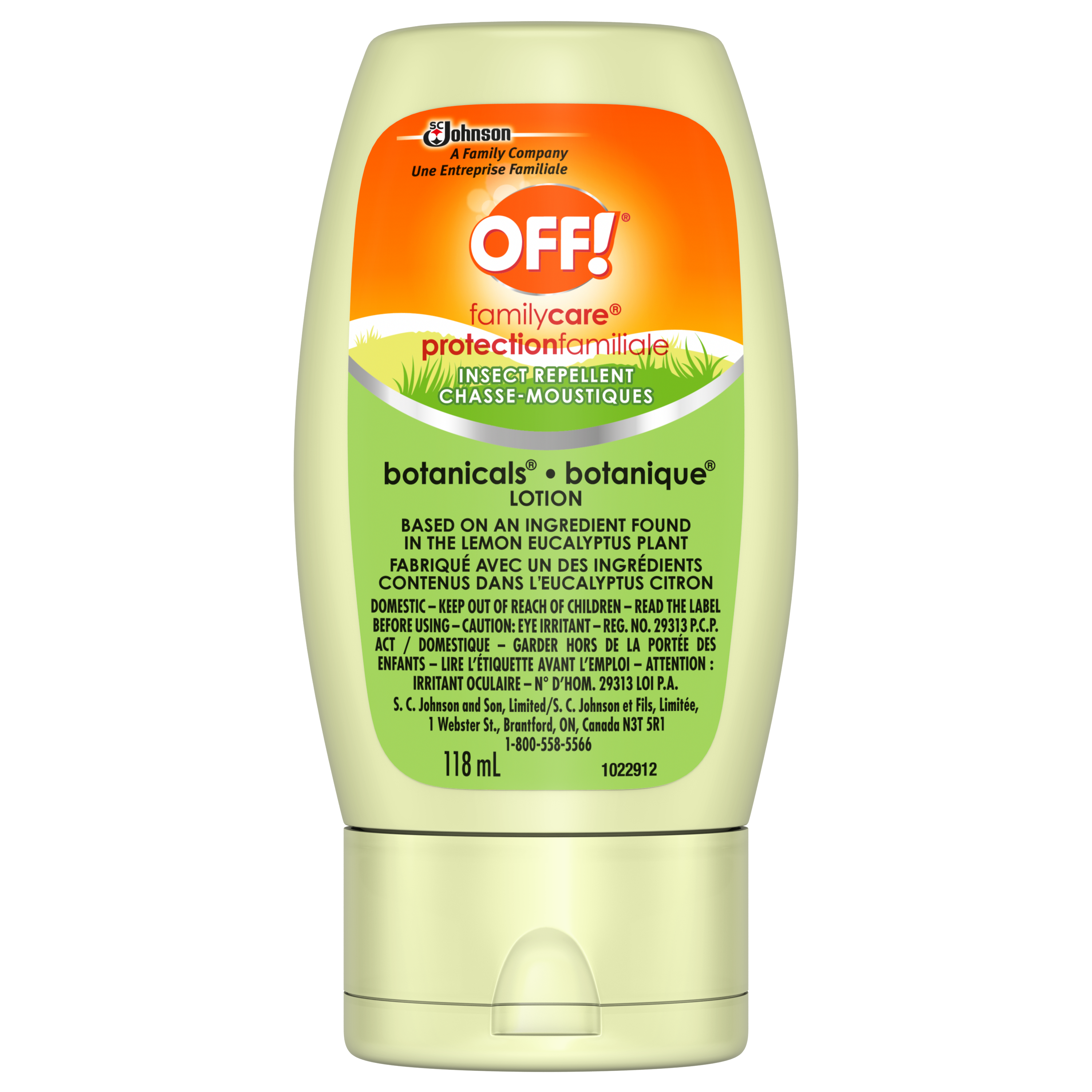 OFF!® FamilyCare® Botanicals® Insect Repellent Lotion