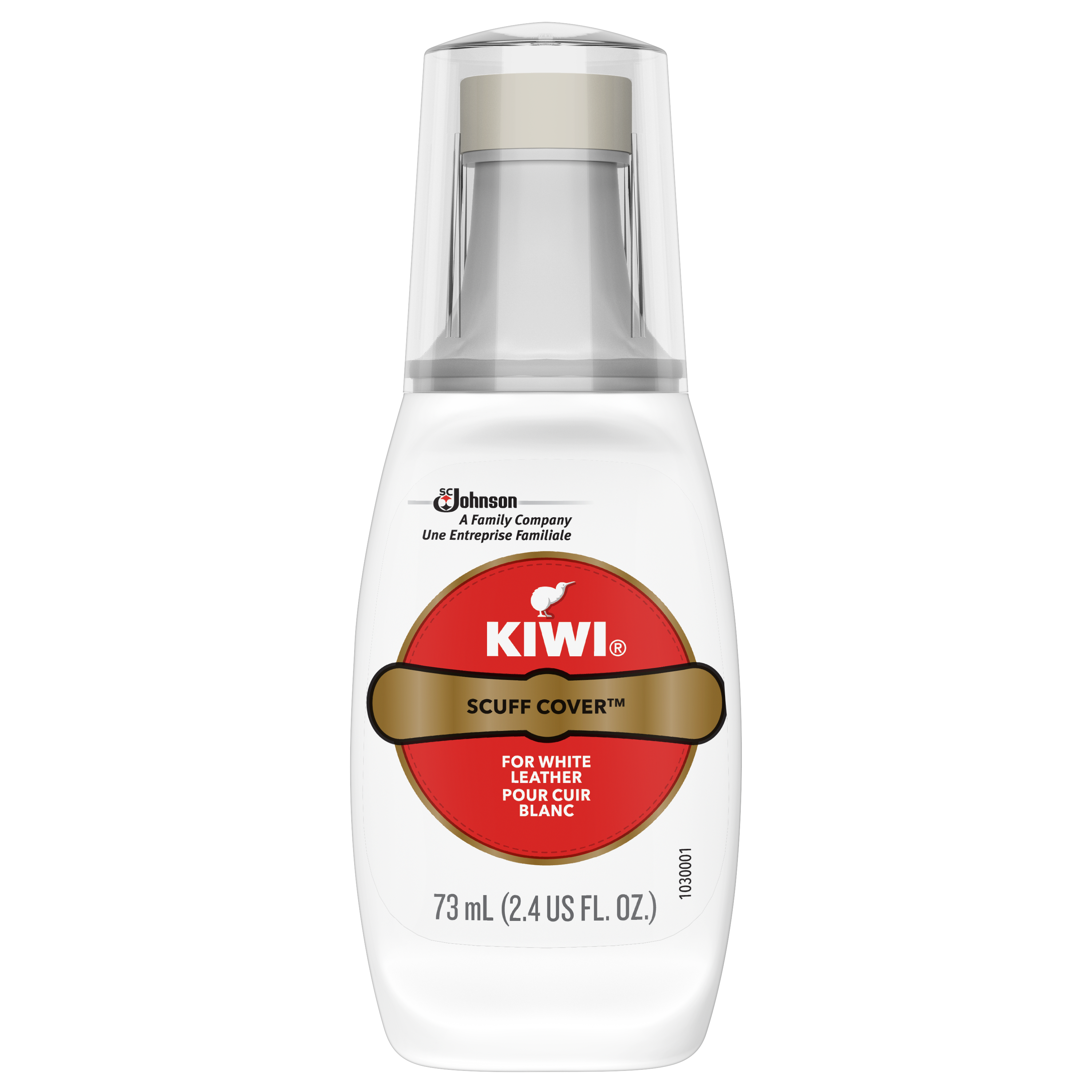 KIWI® Scuff Cover™ Instant Wax Shine - White