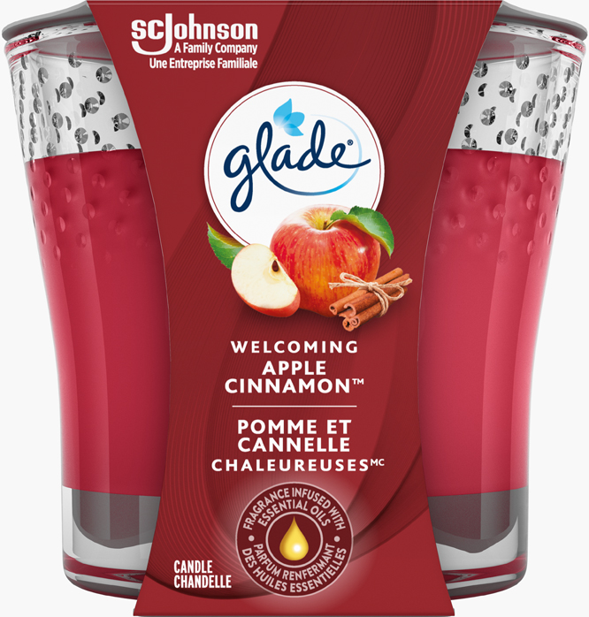 Glade® Candle - Apple CinnamonTM