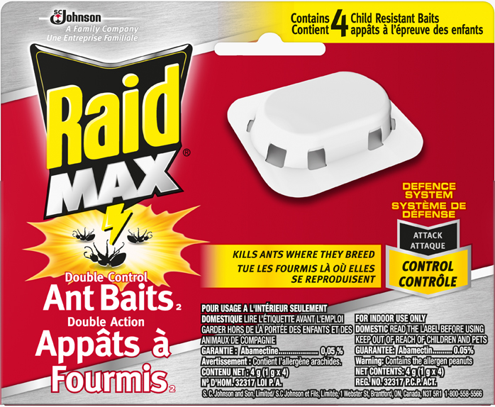 Raid Max® Double Control Ant Baits 2