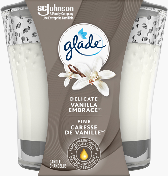 Glade® Candle - Delicate Vanilla Embrace™