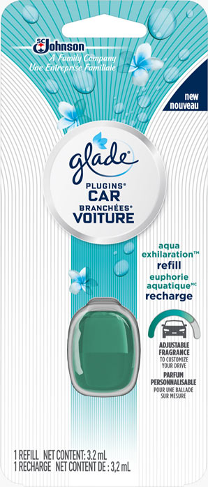 Glade® PlugIns® Car Refill - Aqua Exhilaration™