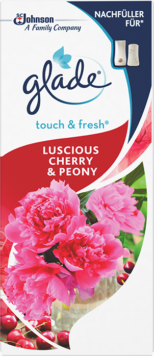 Glade® touch & fresh® minispray Ricarica Luscious Cherry & Peony