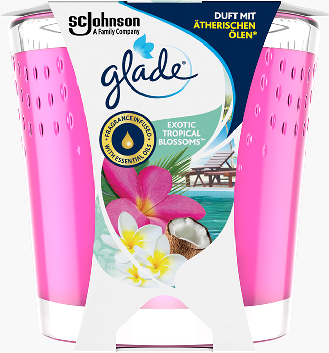 Glade® Bougie Exotic Tropical Blossom