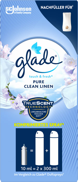 Glade® touch & fresh® minispray Ricarica Pure Clean Linen