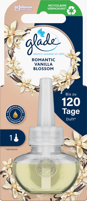 Glade® electric scented oil Recharge Romantic Vanilla Blossom