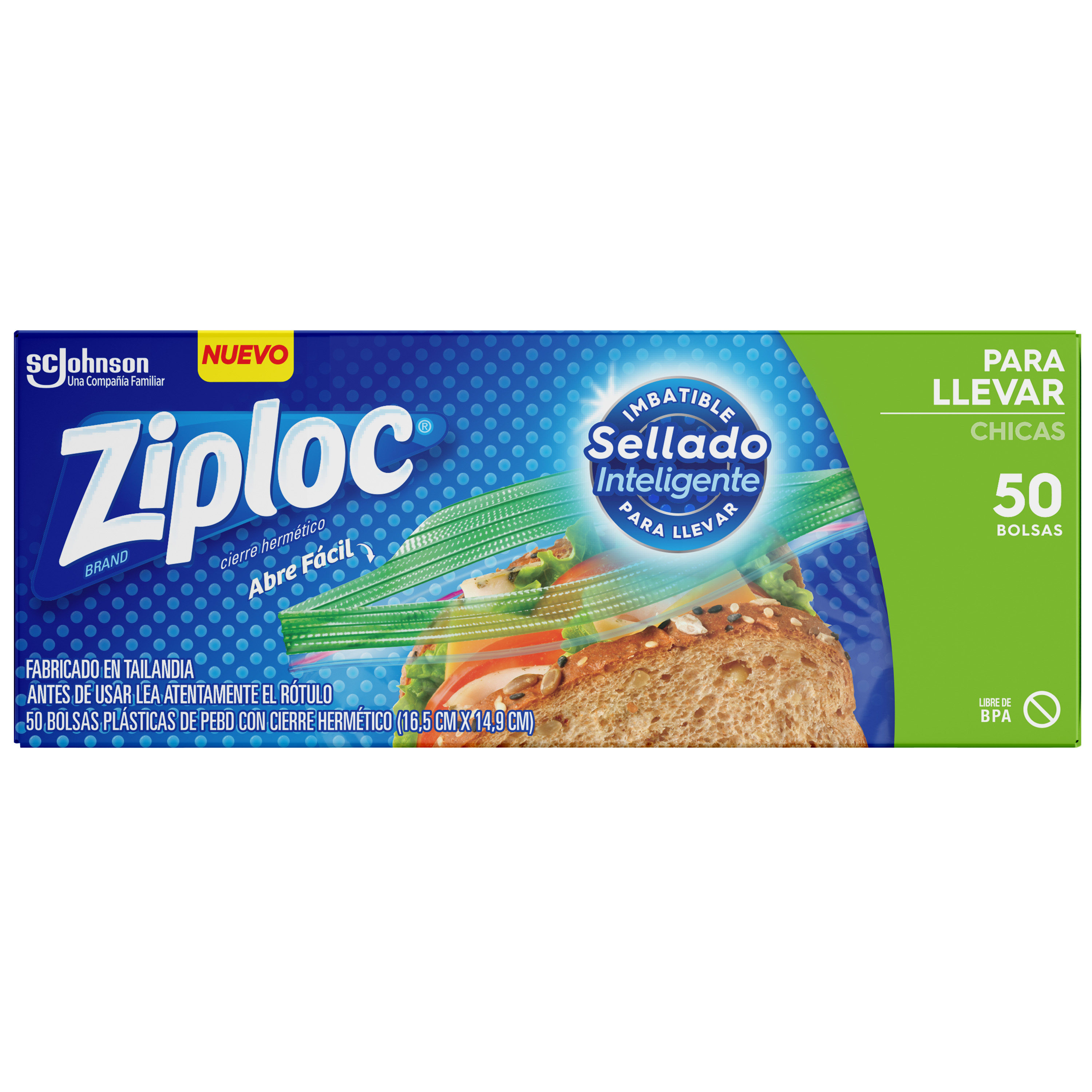 Ziploc® Bolsa Sandwich 