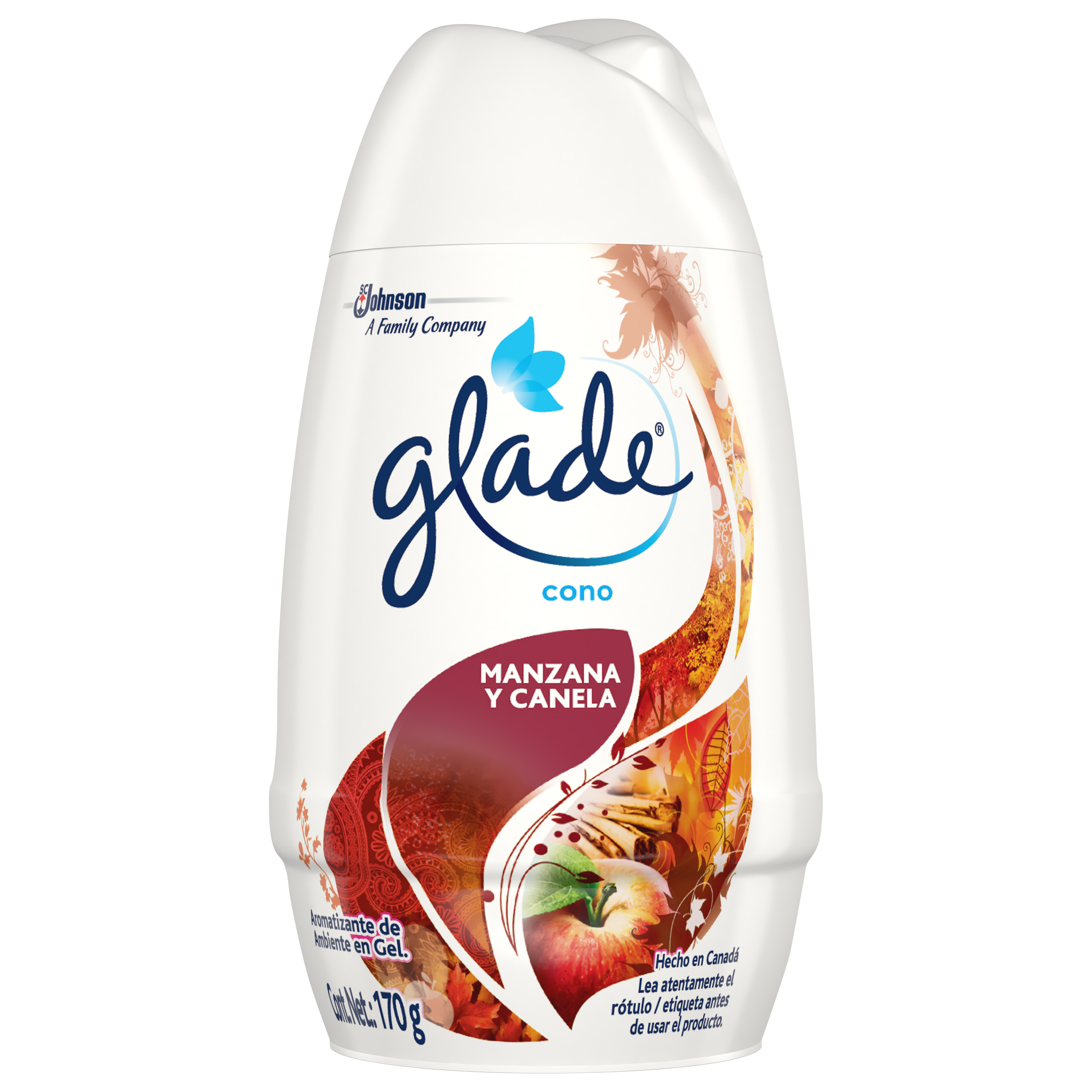 Glade® Cono Aromatizante de Ambiente en Gel Manzana y Canela