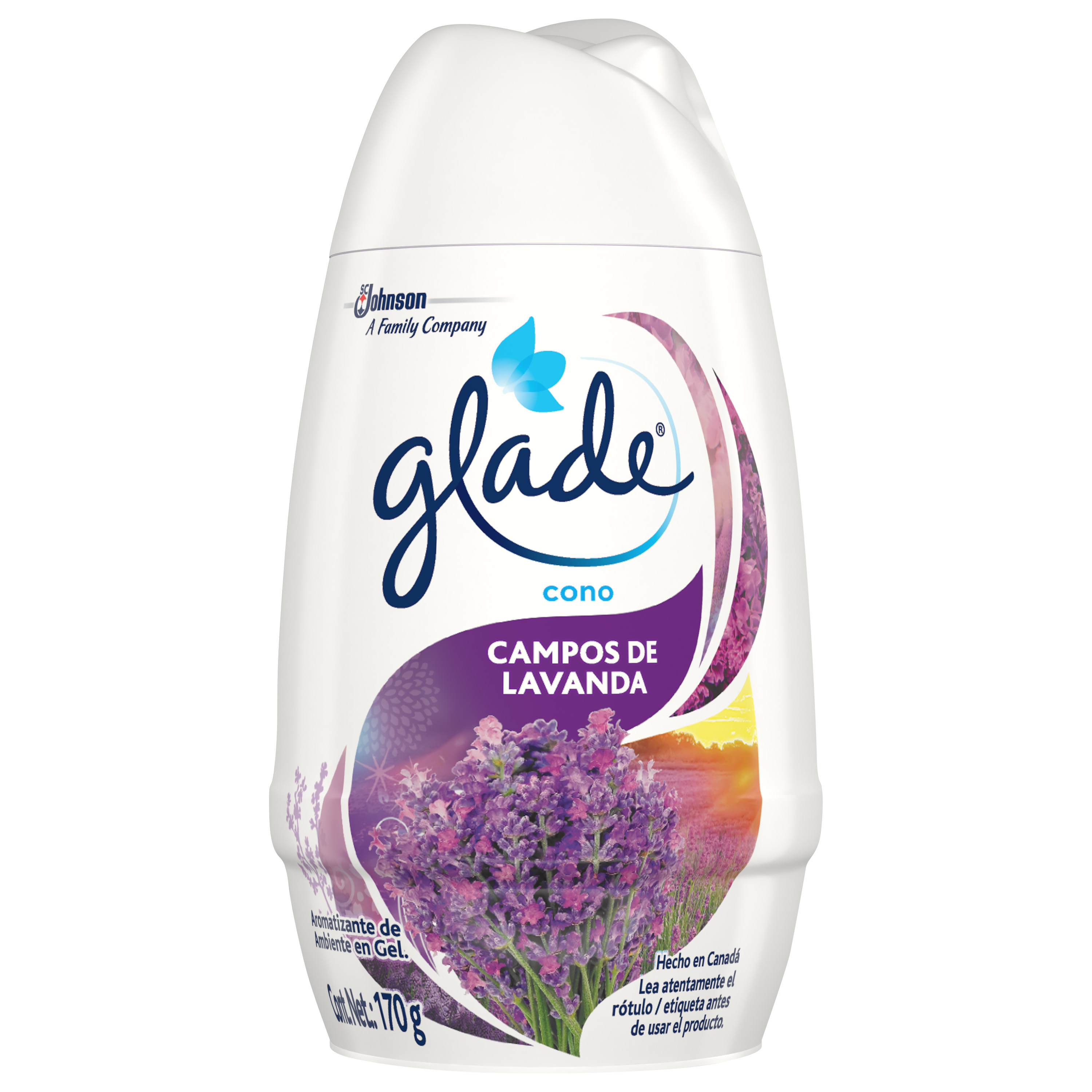 Glade® Cono Aromatizante de Ambiente en Gel Campos de Lavanda