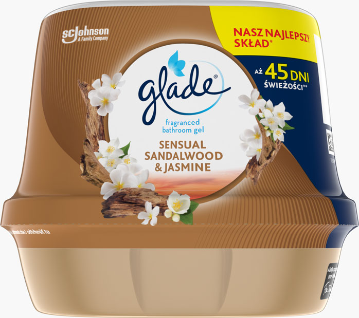 Glade® vonný gel do koupelny Sensual Sandalwood