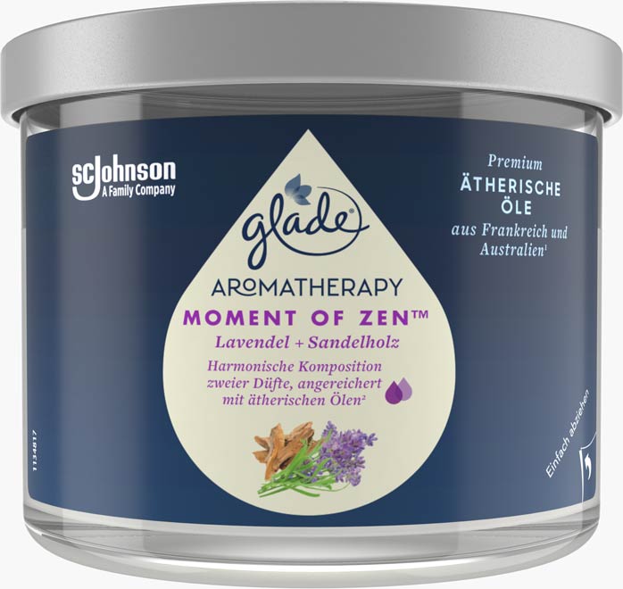Glade® Aromatherapy Essential Oils Duftkerze Moment of Zen