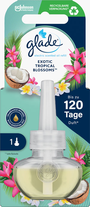 Glade® Electric Scented Oil Duftstecker Nachfüller Exotic Tropical Blossom