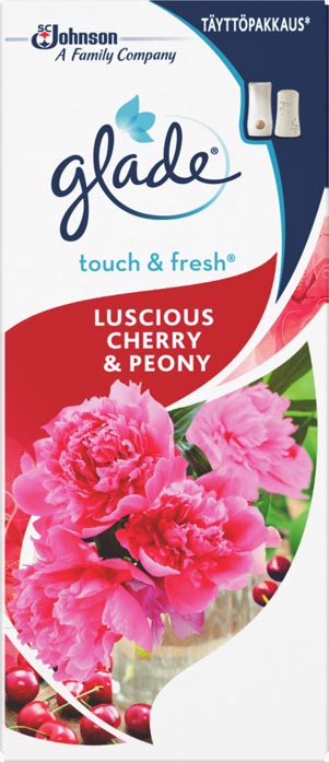 Glade® Touch & Fresh täyttö Luscious Cherry & Peony