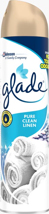 Glade® 5in1 ilmanraikastinaerosoli Pure Clean Linen
