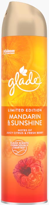 Glade® 5in1 ilmanraikastinaerosoli Mandarin&Sunshine