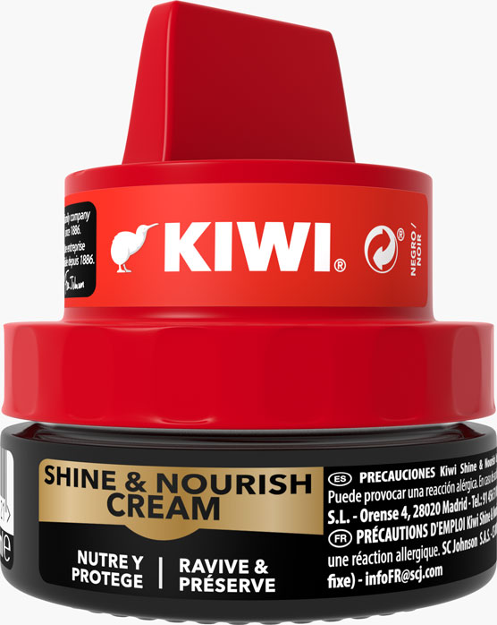 KIWI® Crème de cirage en pot Noir