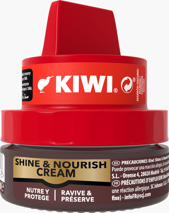 KIWI® Crème de cirage en pot Marron