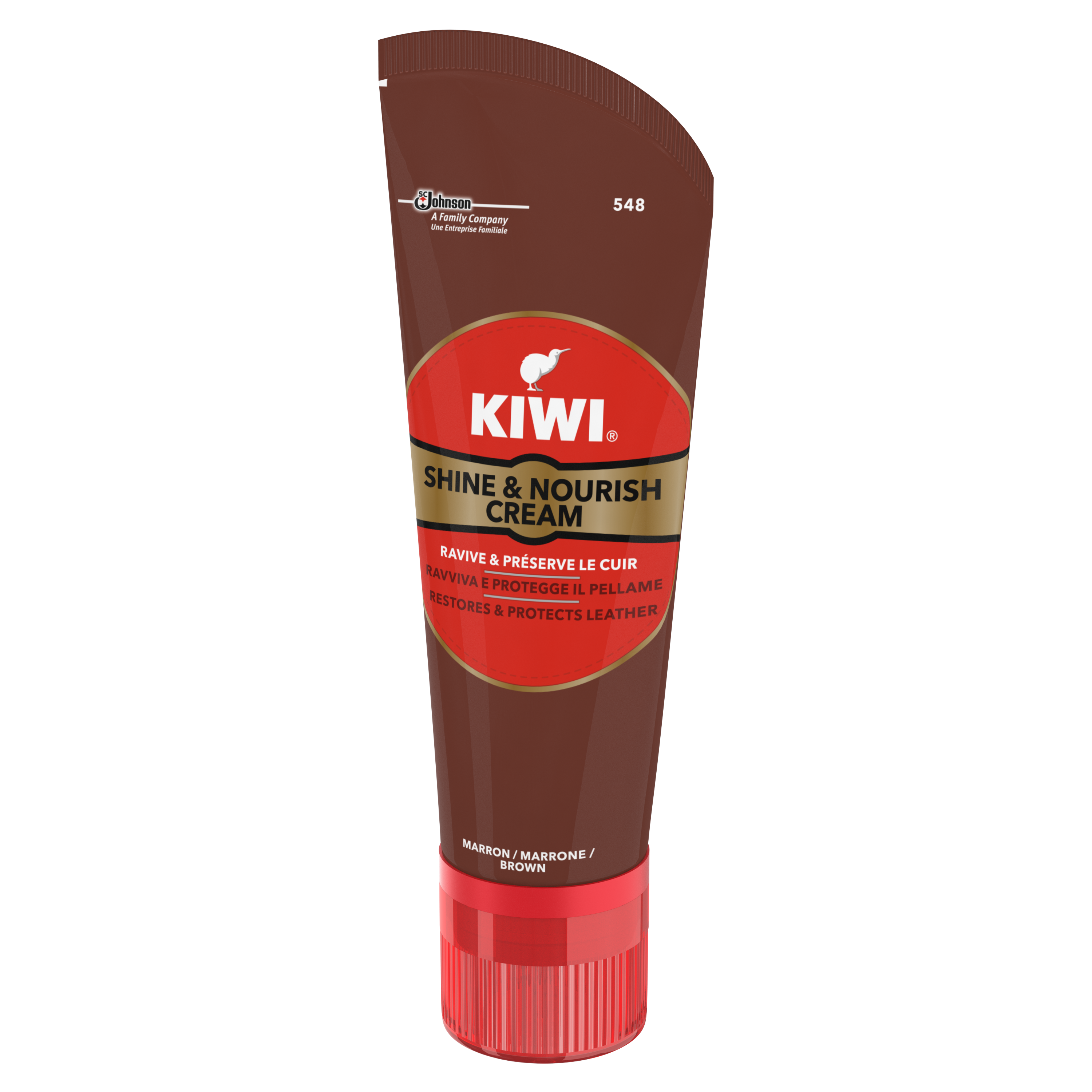 KIWI® Crème de cirage en tube Marron
