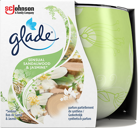 Glade® Bougie Sensual Sandalwood & Jasmine