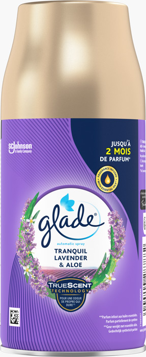 Glade® Recharge Diffuseur Automatique Tranquil Lavender & Aloe