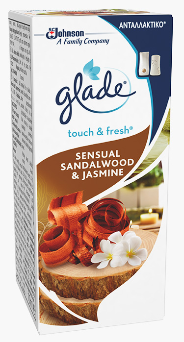 Glade® Touch & Fresh – Sensual Sandalwood & Jasmine Ανταλλακτικό