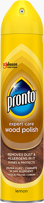 Pronto® Expert Care bútorápoló aeroszol - Lemon