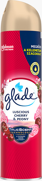 Glade® aeroszol Zamatos cseresznye és bazsarózsa