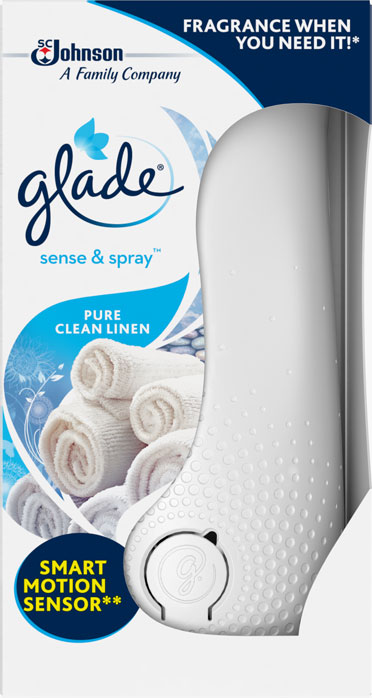Glade Sense & Spray Smart Motion Sensor With Pure Clean Linen Fragrance 