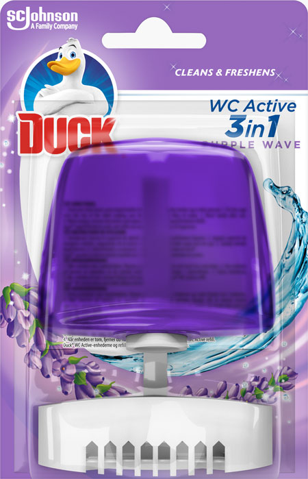 Duck® Liquid Rimblock Holder Purple Wave