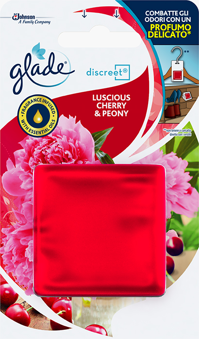 Glade® Discreet® Luscious Cherry & Peony