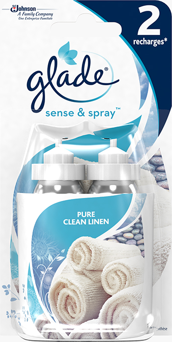 Glade® Sense & Spray™ - Recharge Pure Clean Linen duopack