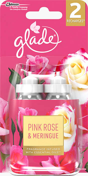 Glade® Sense & Spray™ - Recharge Pink Rose & Meringue duopack