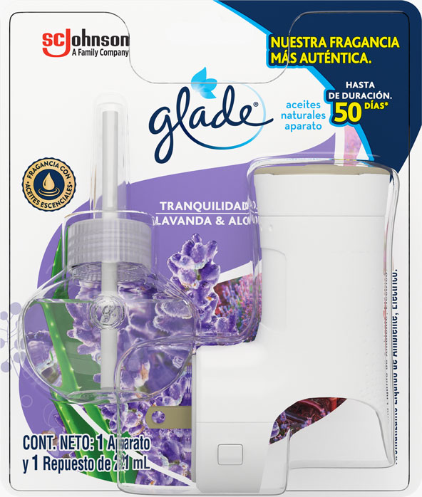 Glade® Aceites Naturales Lavanda y Aloe