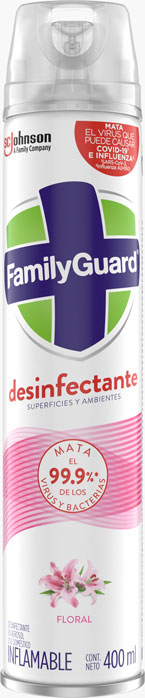 FamilyGuard® Desinfectante de Superficies y Ambientes Floral