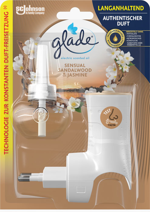 Glade® Electric Scented Oil Houder Sensual Sandalwood & Jasmine