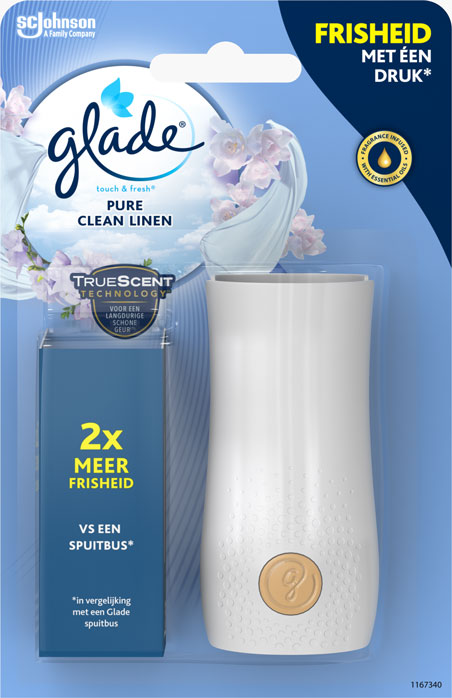 Glade® Touch & Fresh Houder Pure Clean Linen