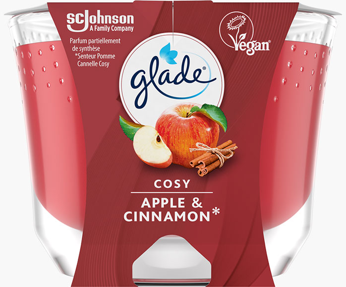 Glade® Lang Brandende Kaars - Cosy Apple & Cinnamon