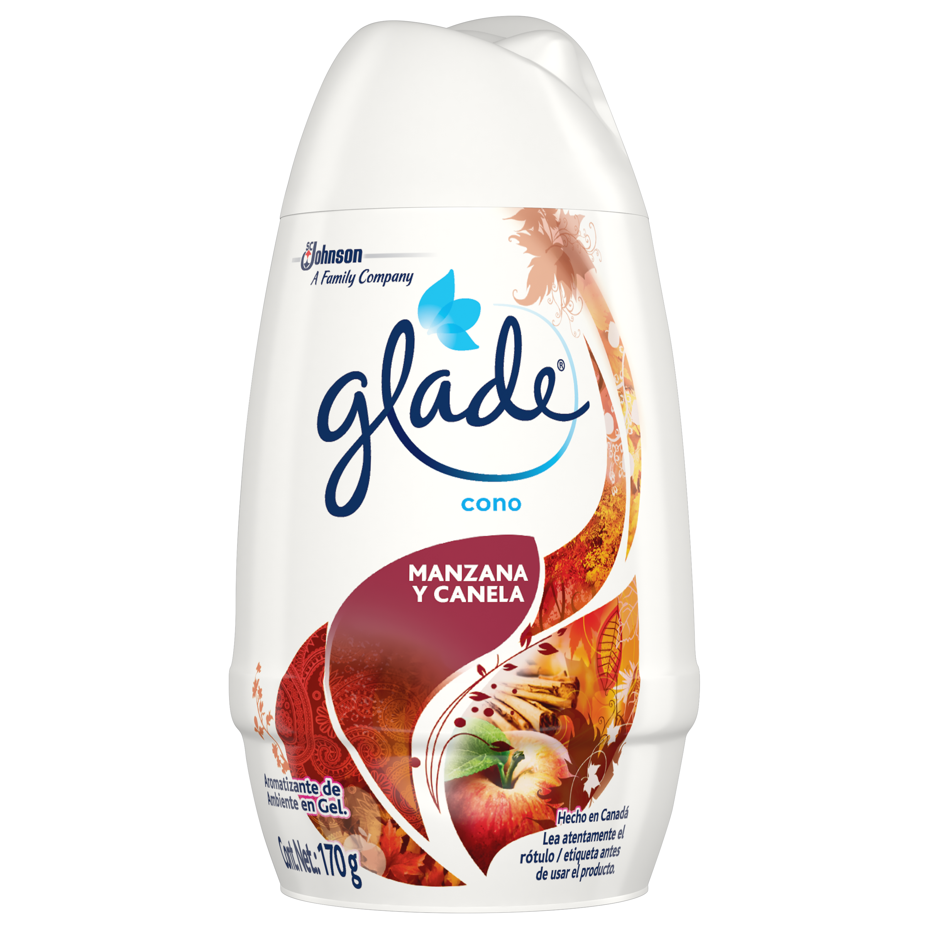 Glade® Cono Aromatizante de Ambiente en Gel Manzana y Canela