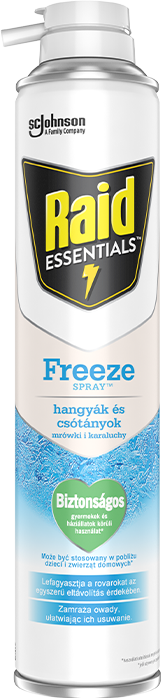 Raid® Essentials Freeze Spray™ - aerozol zamrażający owady biegające 