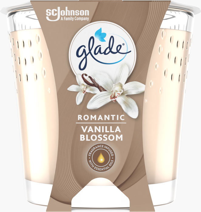 Glade® Candle - Romantic Vanilla Blossom, świeca zapachowa