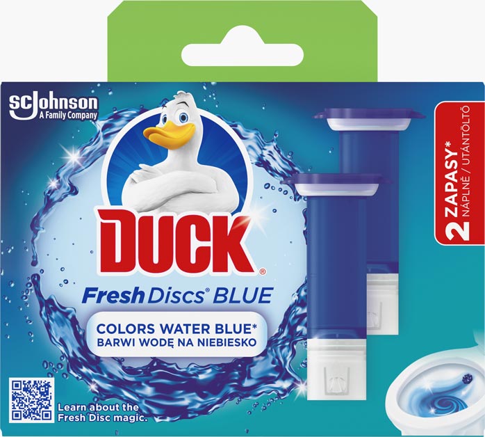 Duck® Fresh Discs® Blue- żelowy krążek do toalet, podwójny zapas