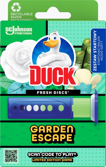 Duck® Fresh Discs® Garden Escape - żelowy krążek do toalety 