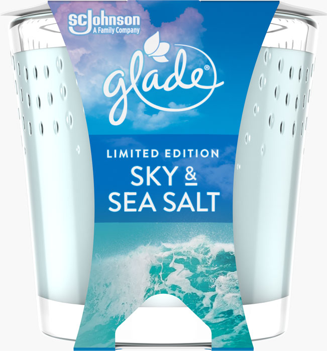 Glade® Velas Sky & Sea Salt