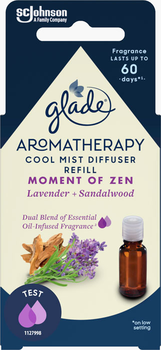 Glade® Aromatherapy Cool Mist Diffuser Recarga Moment Of Zen